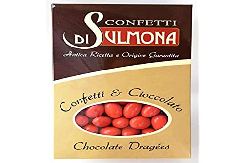 Dragées von Sulmona - Ciocomandorla, doppelte Schokolade, Rot - 1000 gr von Di Sulmona Confetti