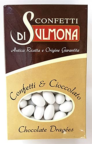 Dragées von Sulmona - Ciocomandorla, doppelte Schokolade, Weiß - 1000 gr von Di Sulmona Confetti