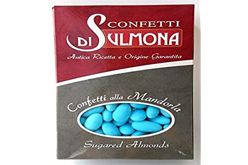 Dragées von Sulmona - Classic mit Mandeln, Blau - 1000 gr von Di Sulmona Confetti