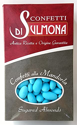 Dragées von Sulmona - Classic mit Mandeln, Blau - 500 gr von Di Sulmona Confetti