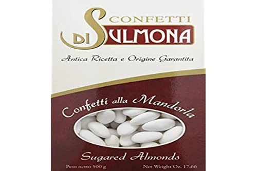 Dragées von Sulmona - Classic mit Mandeln, Weiß - 500 gr von Di Sulmona Confetti