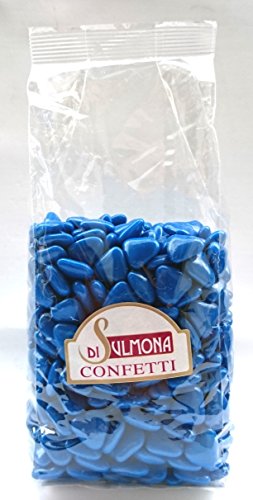 Dragées von Sulmona - Mini Schokoladen Herzform, Blau - 1000 gr von Di Sulmona Confetti