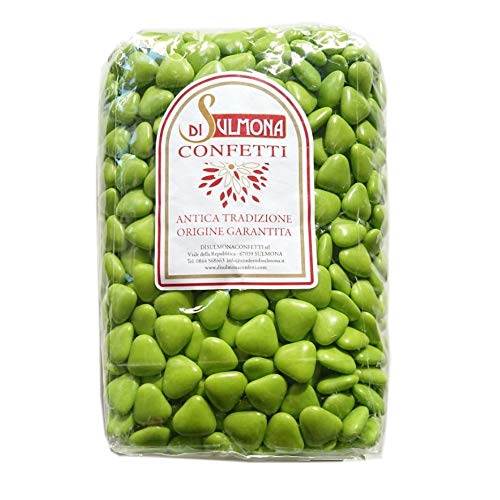 Dragées von Sulmona - Mini Schokoladen Herzform, Grün - 500 gr Dragées von Sulmona - Mini Schokoladen Herzform, Grün - 500 gr von Di Sulmona Confetti