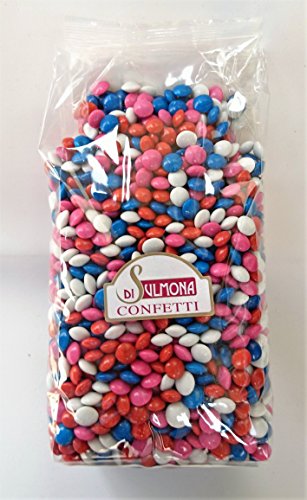 Dragées von Sulmona - Mini Schokolinsen (Smarties), Zufallsfarben - 1000 gr von Di Sulmona Confetti