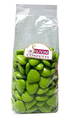 Dragées von Sulmona - Schokoladen Herzform, Grün - 1000 gr von Di Sulmona Confetti