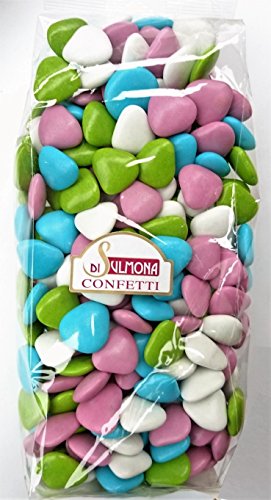 Dragées von Sulmona - Schokoladenherz, Zufallsfarben - 1000 gr Dragées von Sulmona - Schokoladenherz, Zufallsfarben - 1000 gr von Di Sulmona Confetti