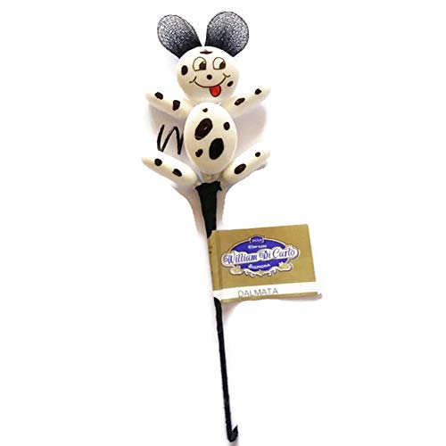 Schokoladen-Dragee-Figur in Form eines Dalmatiners von DiCarlo