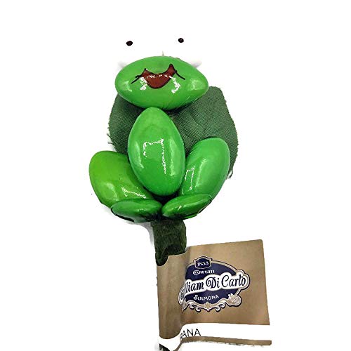 Schokoladen-Dragee-Figur in Form eines Frosches von DiCarlo
