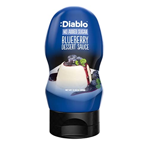 Diablo Blaubeer-Dessertsauce | ohne Zuckerzusatz | glutenfrei | Diabetikerfreundlich | Korb erhältlich – perfekt zum Verschenken | 350 g Diablo Blaubeer-Dessertsauce | ohne Zuckerzusatz | glutenfrei | Diabetikerfreundlich | Korb erhältlich – perfekt zum Verschenken | 350 g von Diablo