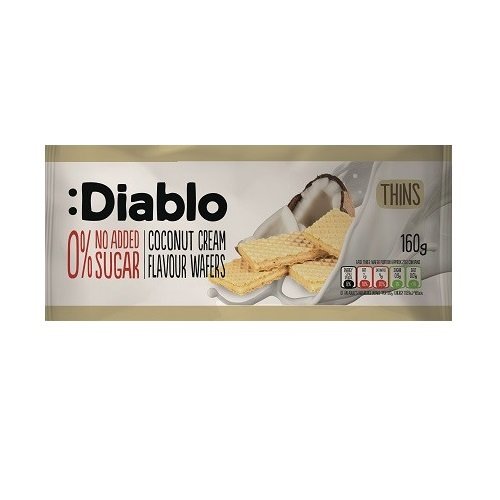 Diablo Flavour Wafers Thins Geschmack Coconut Cream von Diablo