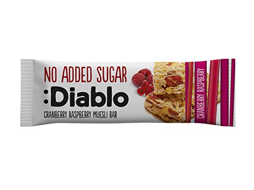 Müsli-Riegel ohne Zusatz von Zucker, Cranberry und Himbeere, 8 Stück Müsli-Riegel ohne Zusatz von Zucker, Cranberry und Himbeere, 8 Stück von Diablo