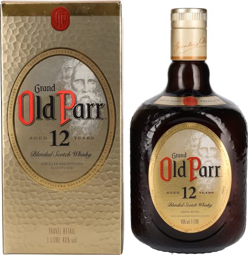Grand Old Parr 12 Years Old Blended Scotch Whisky 40% Vol. 1l in Geschenkbox von Diageo