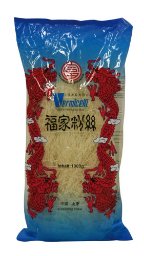 Diamond Glasnudeln, lang, Lungkou Vermicelli, 15er Pack (15 x 1 kg Packung) von Diamond Brand