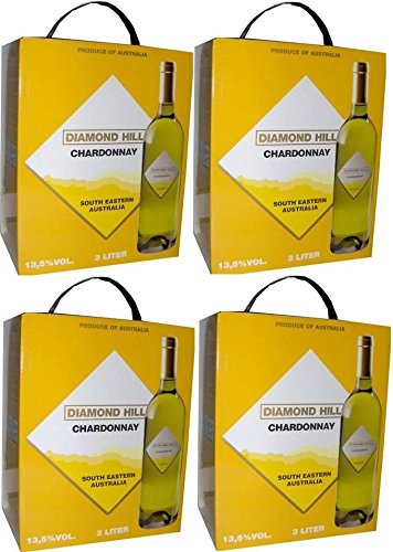 4 x DIAMOND HILL CHARDONNAY Bag in Box 3 LITER 13,5% 4 x DIAMOND HILL CHARDONNAY Bag in Box 3 LITER 13,5% von Diamond Hill