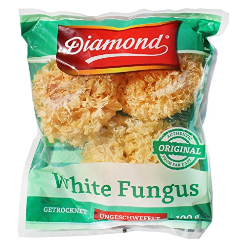 10x100g Diamond White Fungus Weisse Pilze getrocknet von Diamond