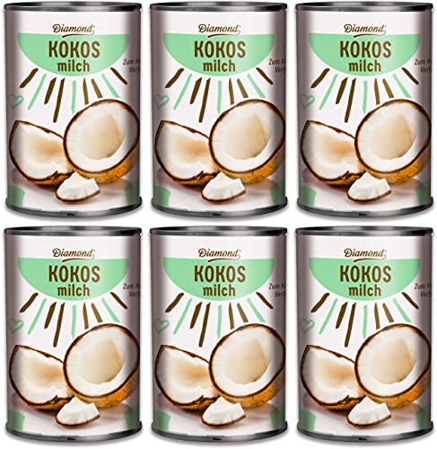 [ 6x 400ml ] DIAMOND Kokosnussmilch Kokosmilch / Coconut Milk von Diamond