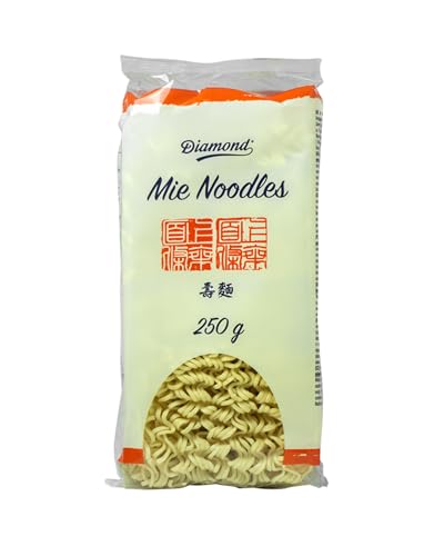 DIAMOND Mie Nudeln, Weizennudeln ohne Ei, schnell und einfach zubereitet, vegetarisch - 8 x 250 g von Diamond