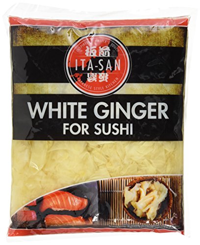 ITA-SAN Sushi Ingwer WEIß / WHITE GINGER FOR SUSHI 1kg Abtropfgewicht von ITA-SAN