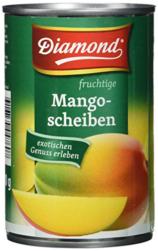 Diamond Mangofrüchte in Scheiben, leicht gezuckert, 12er Pack (12 x 425 g Packung) von Diamond