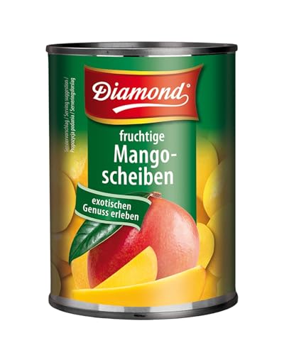 Diamond Mangofrüchte in Scheiben, leicht gezuckert, 12er Pack (12 x 425 g Packung) von Diamond