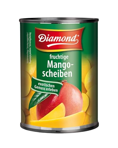 DIAMOND Mangofrüchte in Scheiben, leicht gezuckerte Mangoscheiben, Obstkonserve in der Dose - 1 x 425 ml von Diamond