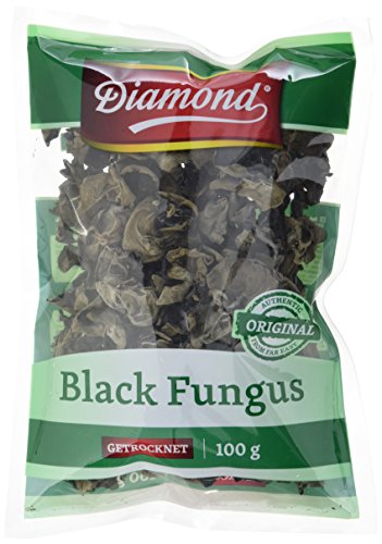 Diamond Mu Err Pilze / Black Fungus, getrocknet, 100g, 2er Pack (2 x 100 g Packung) von Diamond