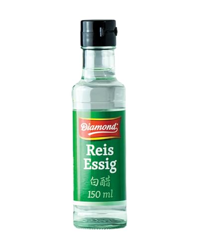 DIAMOND Reisessig 5% Säure, Essig zum Würzen und Verfeinern von Sushi Reis, Vegan - 1 x 150 ml von Diamond