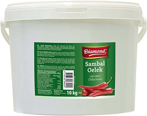 Diamond Sambal Oelek, sehr scharf, 1er Pack (1 x 10 kg Packung) von Diamond