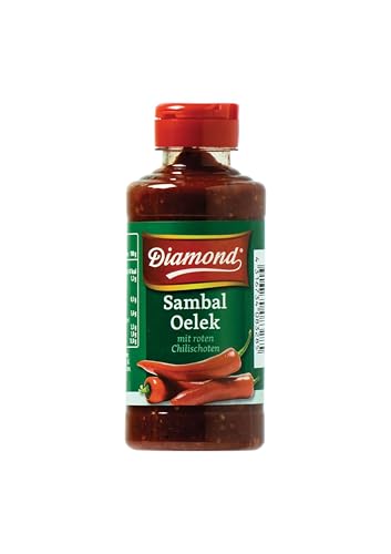 Diamond Sambal Oelek, sehr scharf PET Flasche, 6er Pack (6 x 200 grams) von Diamond