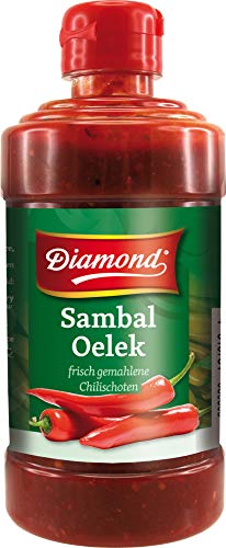 Diamond Sambal Oelek, sehr scharf Pet Squeeze Flasche, 425 g von Diamond
