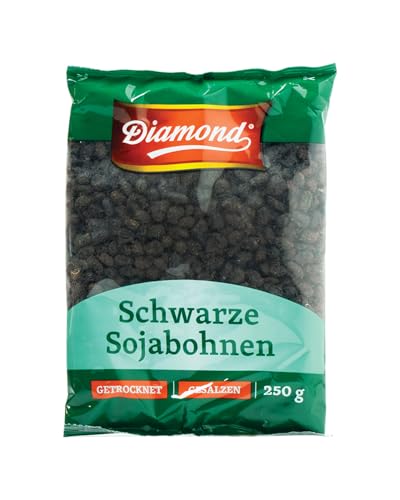 DIAMOND Schwarze Bohnen, fermentiert, gesalzen, vielseitig verwendbare Hülsenfrüchte, 1 x 250 g von Diamond