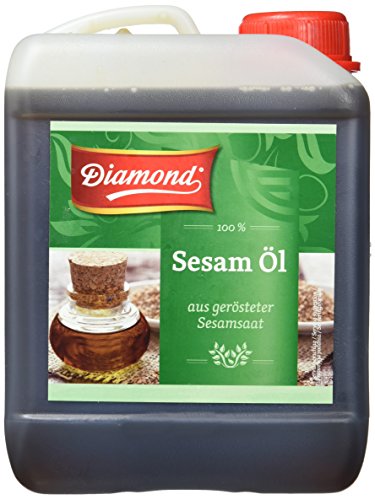 Diamond Sesamöl, geröstet, 100%, 1er Pack (1 x 2,5 l Kanister) von Diamond