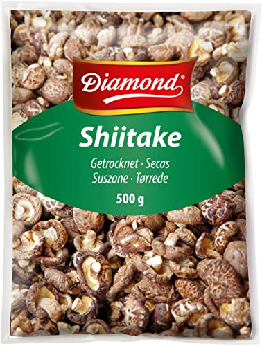 DIAMOND Shiitake Tonko Pilze, getrocknet, asiatische Speisepilze zum Kochen & Essen, natürlich, für Reis und Suppen - 1 x 500 g von Diamond