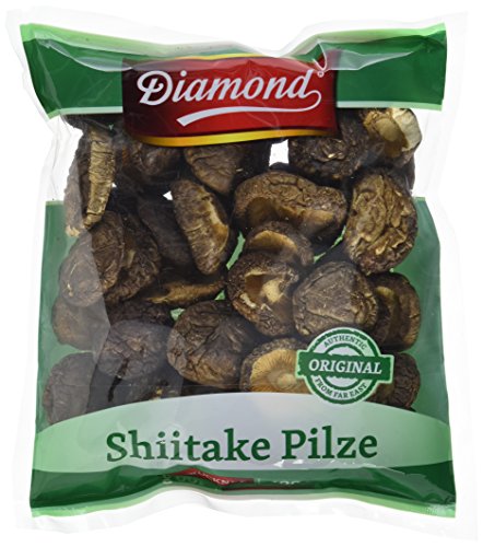 Diamond Shiitake / Tonko Pilze, getrocknet, 100g, 2er Pack (2 x 100 g Packung) von Diamond