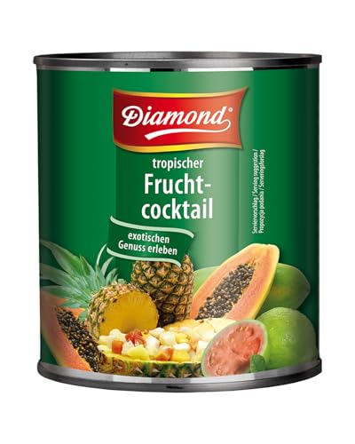DIAMOND Tropischer Fruchtcocktail, leicht gezuckerte Fruchtmischung für exotischen Fruchtsalat und Cocktails - 1 x 3 kg von Diamond