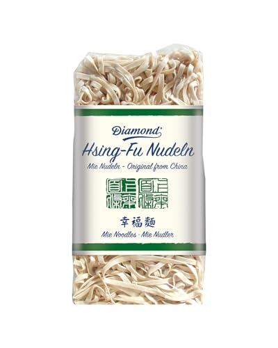 DIAMOND Hsing-Fu Nudeln, asiatische Mie Nudeln aus Weizenmehl für Bratnudeln und Wok Gerichte - 12 x 250 g von Diamond
