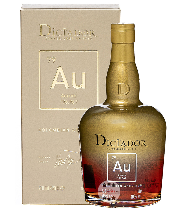 Dictador Aurum Rum (40 % Vol., 0,7 Liter) von Dictador Rum