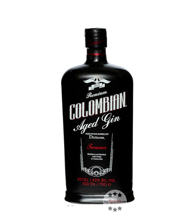 Dictador Treasure Premium Colombian Aged Gin (43 % Vol., 0,7 Liter) von Dictador Rum