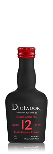 Dictador Solera System Rum 12 Jahre Kolumbien 0,05 Liter Dictador Solera System Rum 12 Jahre Kolumbien 0,05 Liter von Dictador Solera System Rum 12 Jahre