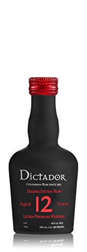 Dictador Solera System Rum 12 Jahre Kolumbien 0,05 Liter von Dictador Solera System Rum 12 Jahre