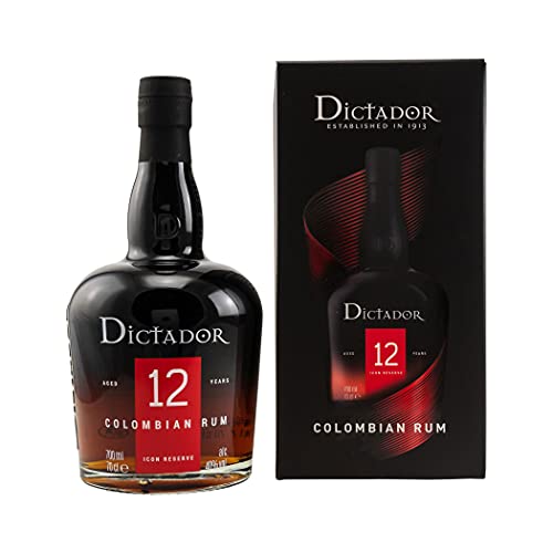 Dictador 12 Years Ultra Premium Reserve mit Geschenkverpackung mit XO Miniatur Rum (1 x 0.75 l) von Dictador