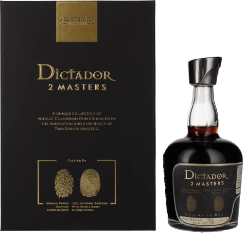 Dictador 2 MASTERS 1976 45 Years Old Ximénez-Spínola 1st Release 46,4% Vol. 0,7l in Geschenkbox von Dictador