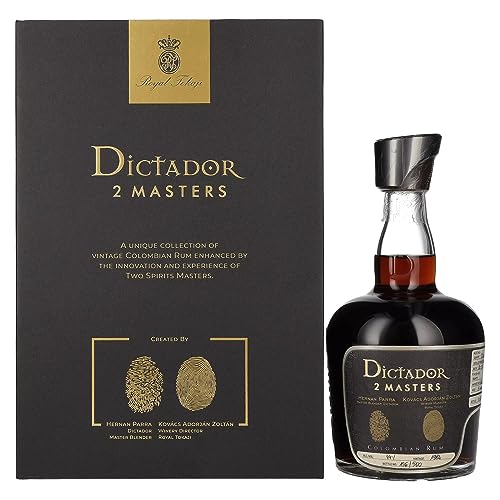 Dictador 2 MASTERS 1982 Royal Tokaji Colombian Rum 44% Vol. 0,7l in Geschenkbox von Dictador