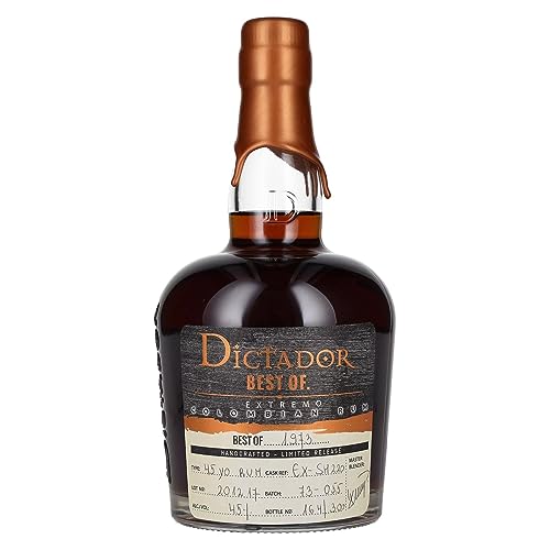 Dictador BEST OF 1973 EXTREMO Colombian Rum 45YO/201217/EX-SM2020 Limited Release 45% Vol. 0,7l von Dictador