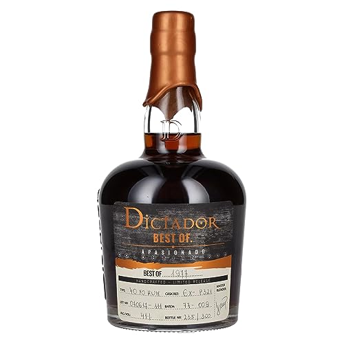 Dictador BEST OF 1977 APASIONADO Colombian Rum 40YO/070617-111/EX-P321 41% Vol. 0,7l von Dictador