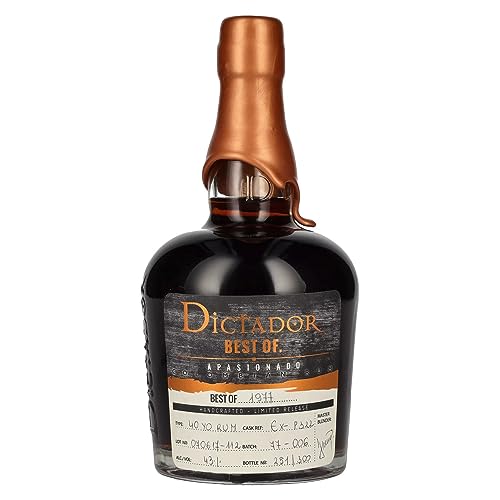 Dictador BEST OF 1977 APASIONADO Colombian Rum Limited Release (1 x 0.7 l) von Dictador