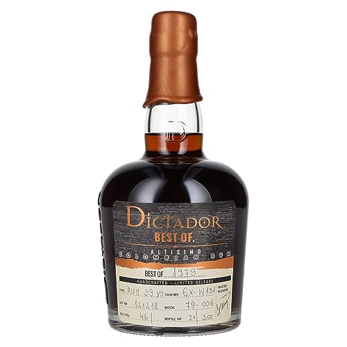 Dictador BEST OF 1979 ALTISIMO Colombian Rum Limited Release 46% Vol. 0,7l von Dictador