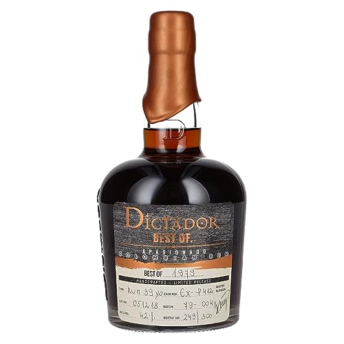 Dictador BEST OF 1979 APASIONADO Colombian Rum Limited Release 42% Vol. 0,7l von Dictador