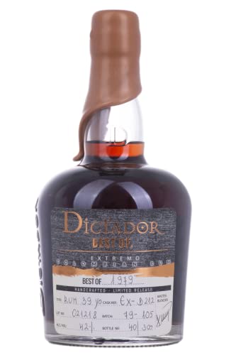 Dictador BEST OF 1979 EXTREMO Colombian Rum Limited Release 42% Vol. 0,7l von Dictador