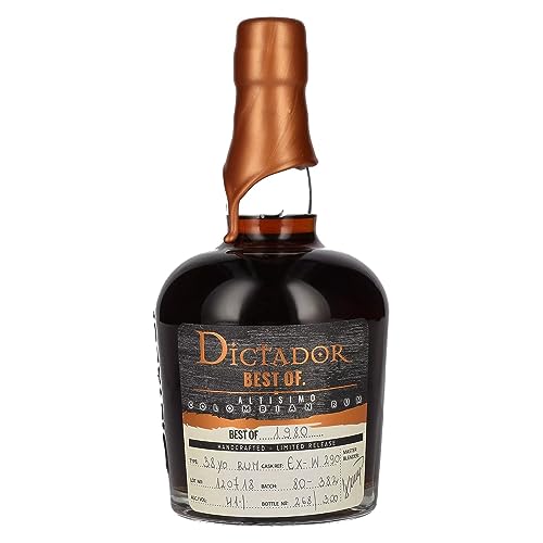 Dictador BEST OF 1980 ALTISIMO Colombian Rum Limited Release 41% Vol. 0,7l von Dictador